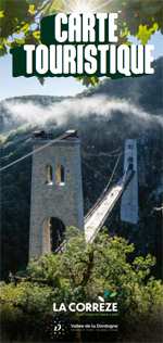 Carte touristique Corrèze 2025-2026 Carte touristique Corrèze 2025-2026