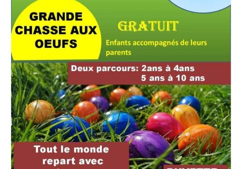 Lubersac - chasse aux oeufs - 30 mars 2024