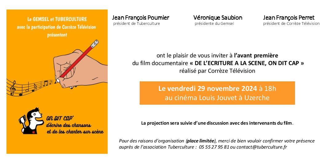 invitation - projection film  -De l  Ecriture à la scène, on dit cap--page-001