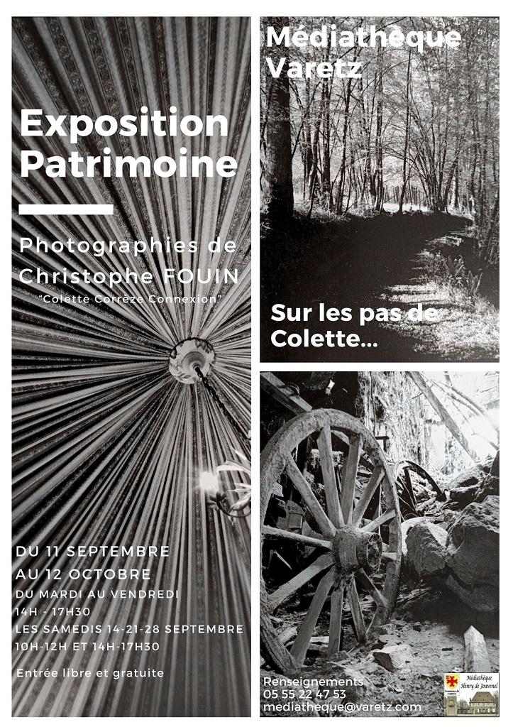 Affiche expo Colette Corrèze Connexion modif