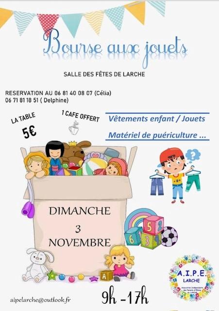 bourse aux jouets larche