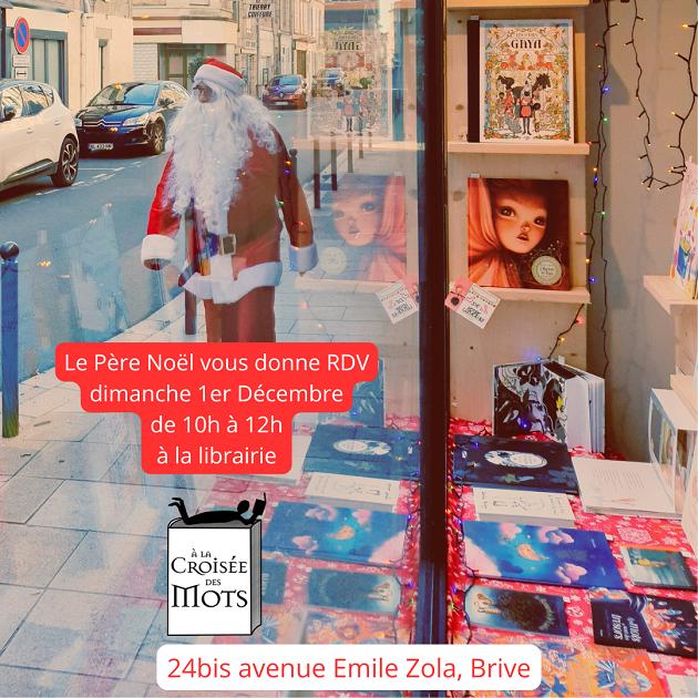 Le Père Noël vous donne RDV dimanche 1er Décembre de 10h à 12h à la librairie - 1