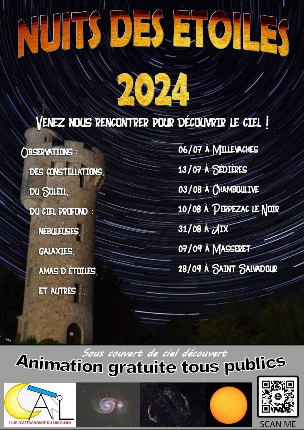 nuits étoiles 2024