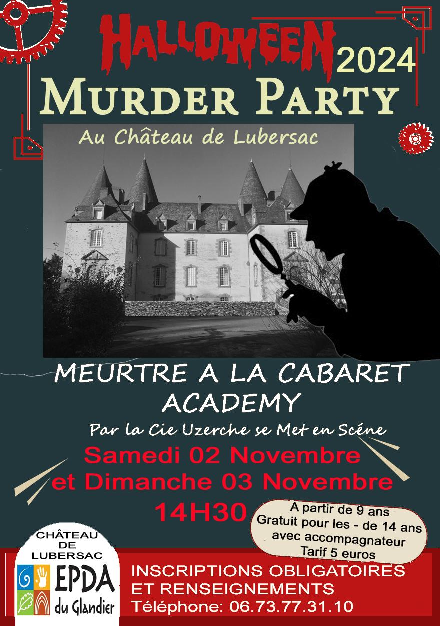 lubersac murder party 02 et 03 nov 24