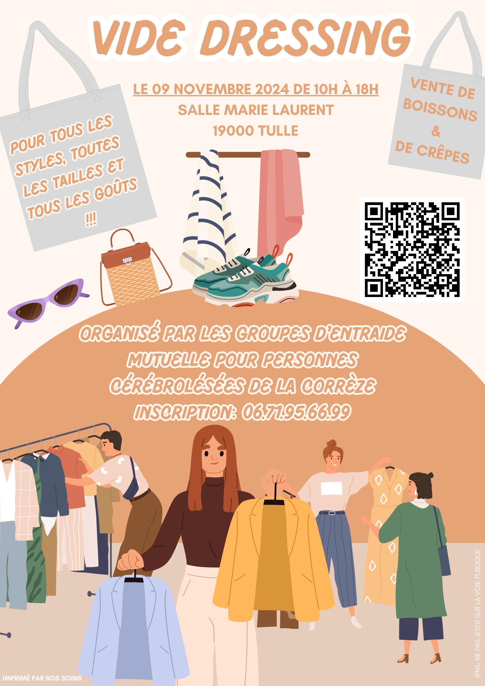 Affiche vide dressing à imprimer et diffuser - 1