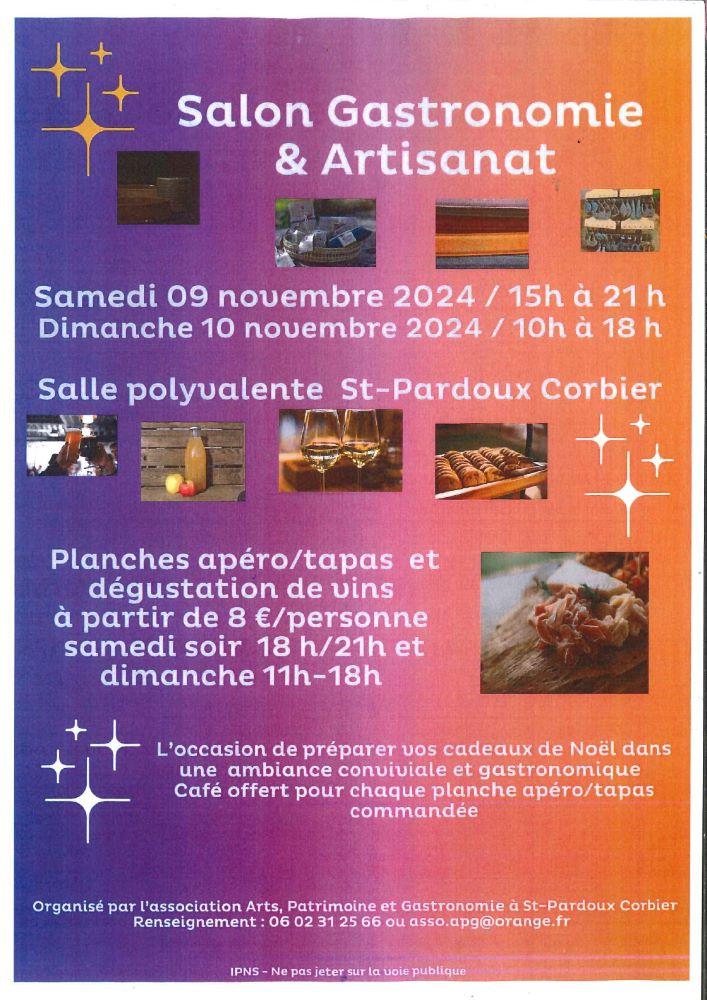 St-Pardoux-Corbier - salon gastronomique - 09 10 11 2024