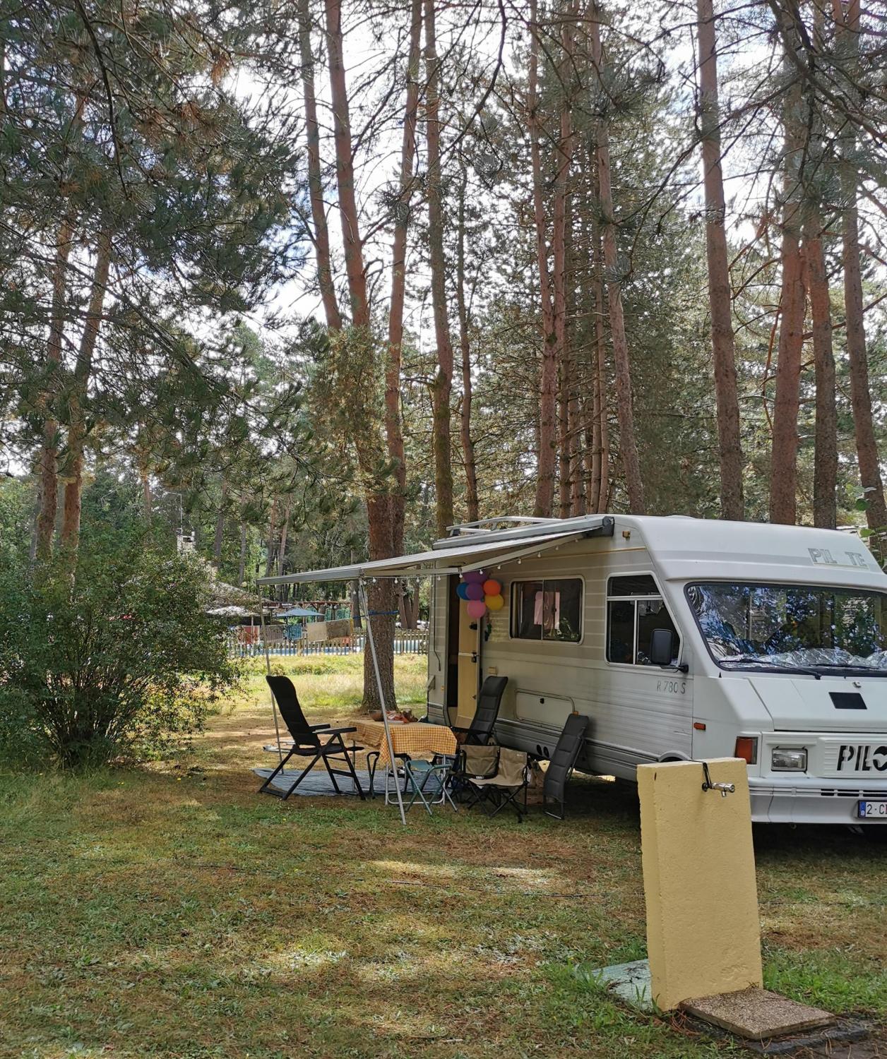 Emplacement camping-car ombragé