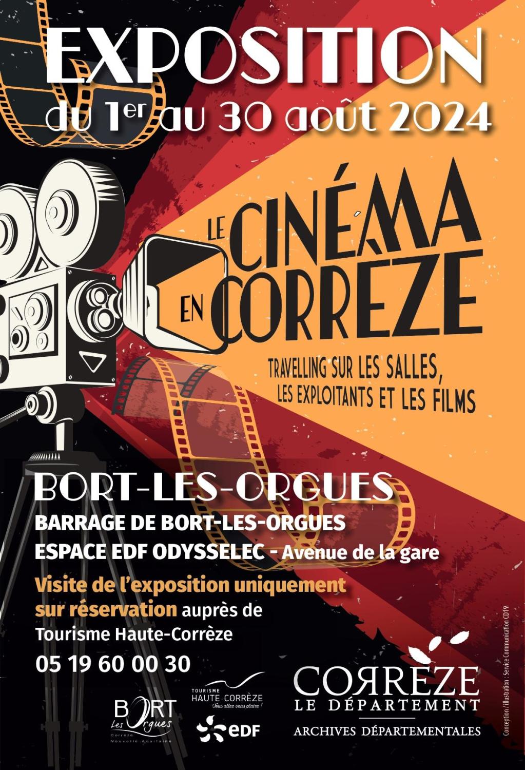 Expo cinema en corrèze barrage BORT LES ORGUES