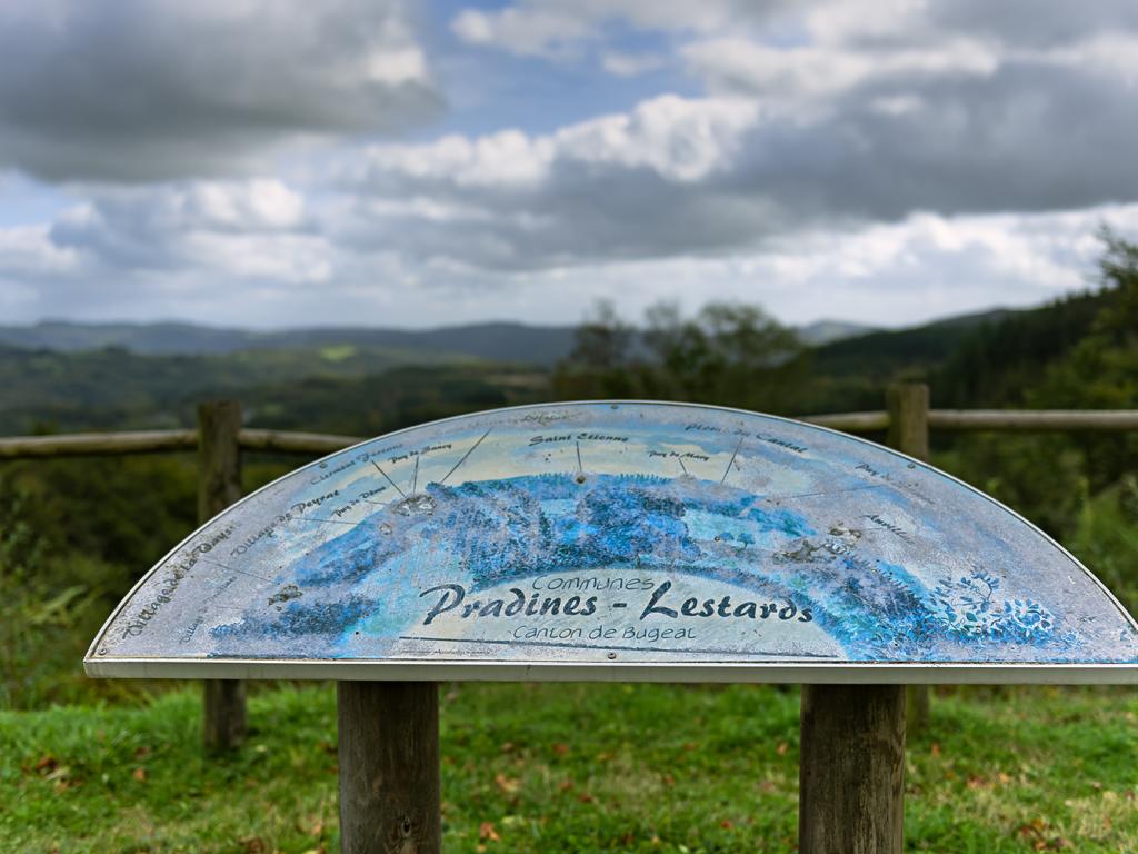 Table d'orientation du col de Lestards