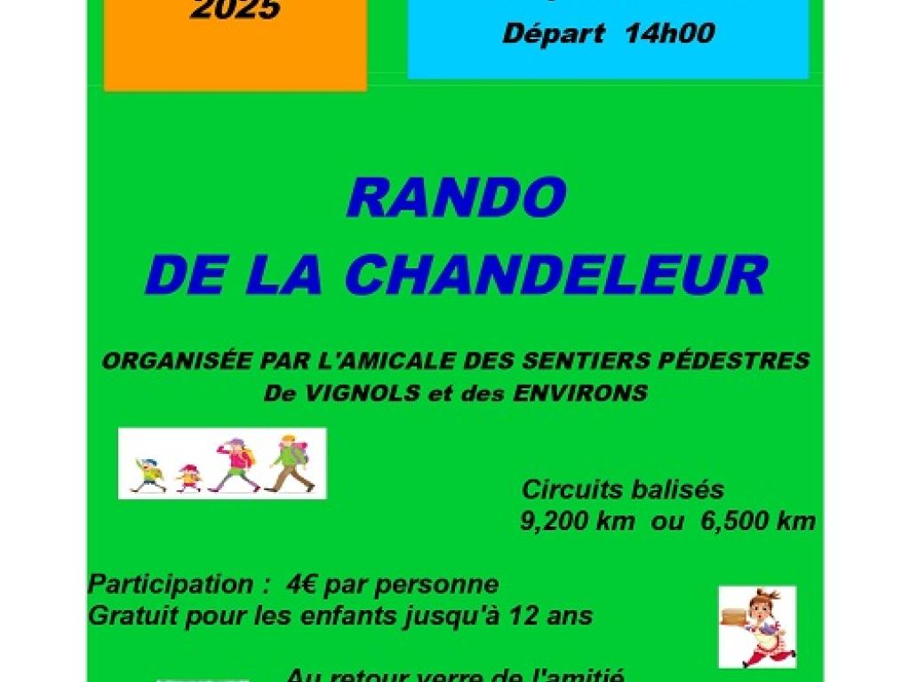 Rando de la chandeleur