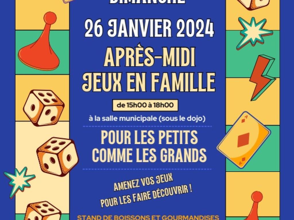 Après-midi jeux en famille