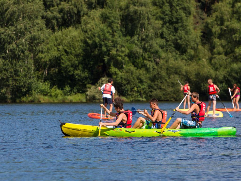 Stand up paddle plan d'eau de Miel