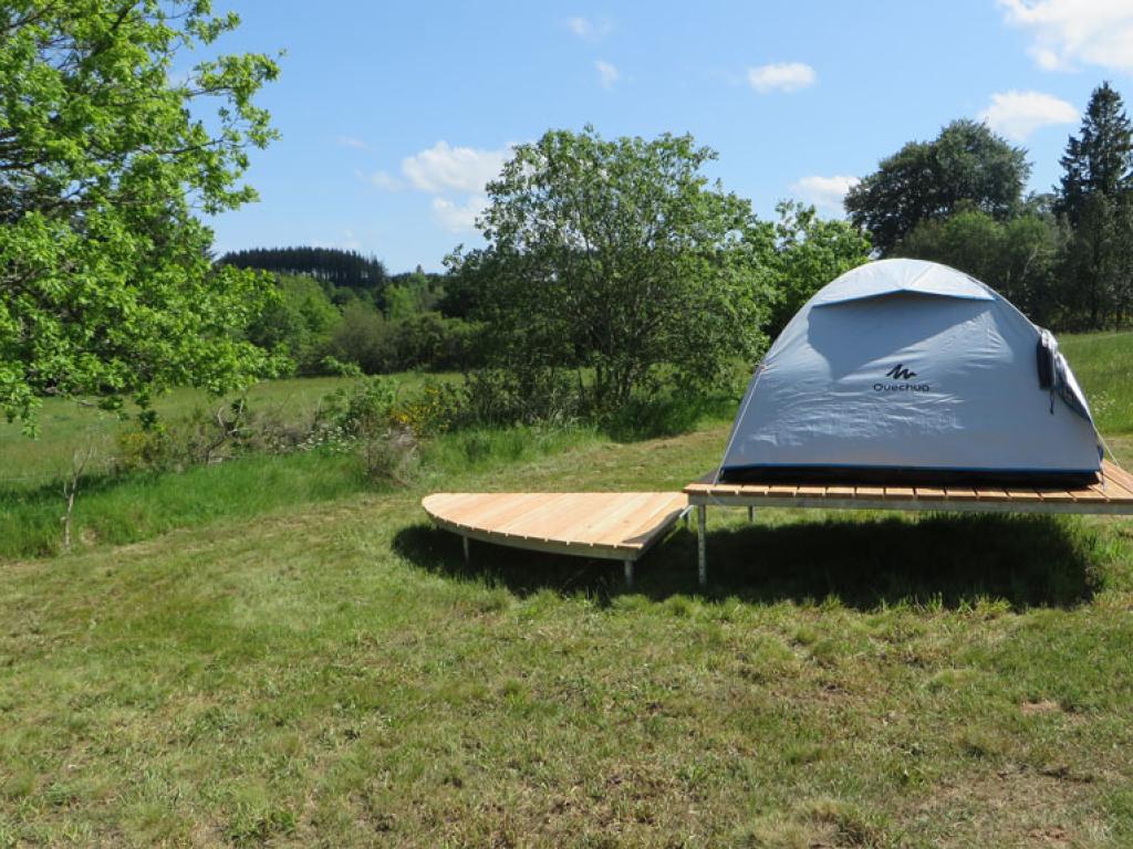 Aire de bivouac de la Maison du Parc Naturel Régional de Millevaches