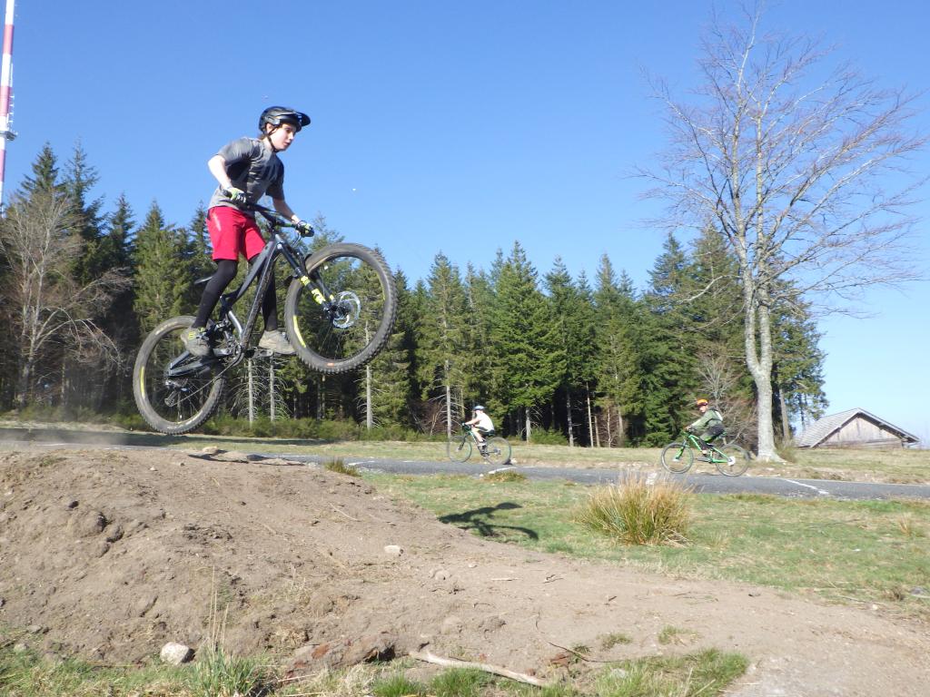 Piste de descente VTT du Mont Bessou