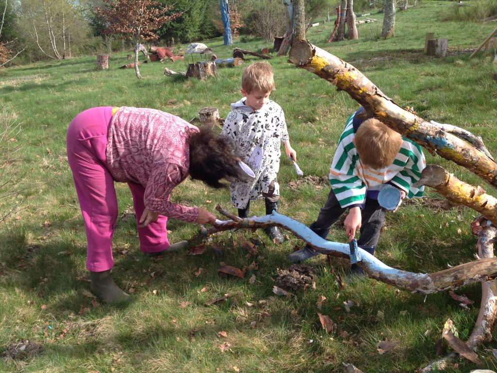 Les arbres redressés