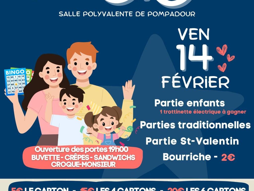 Loto des parents d'élèves de Pompadour