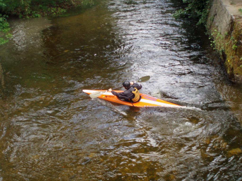 Parcours d'eaux vives sur la Dordogne