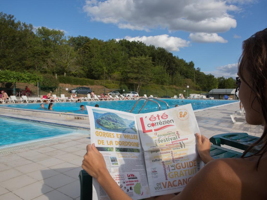 Piscine aquarécréative d'été la Valane