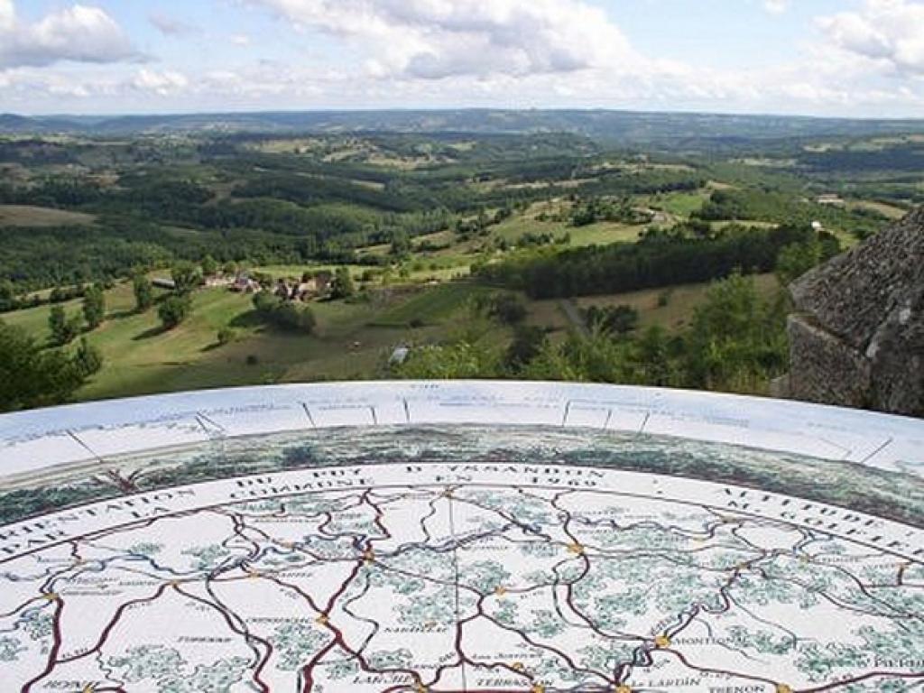 Table d'orientation du Puy d'Yssandon