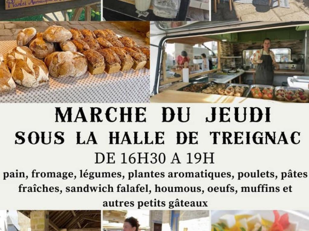 Marché du jeudi sous la halle