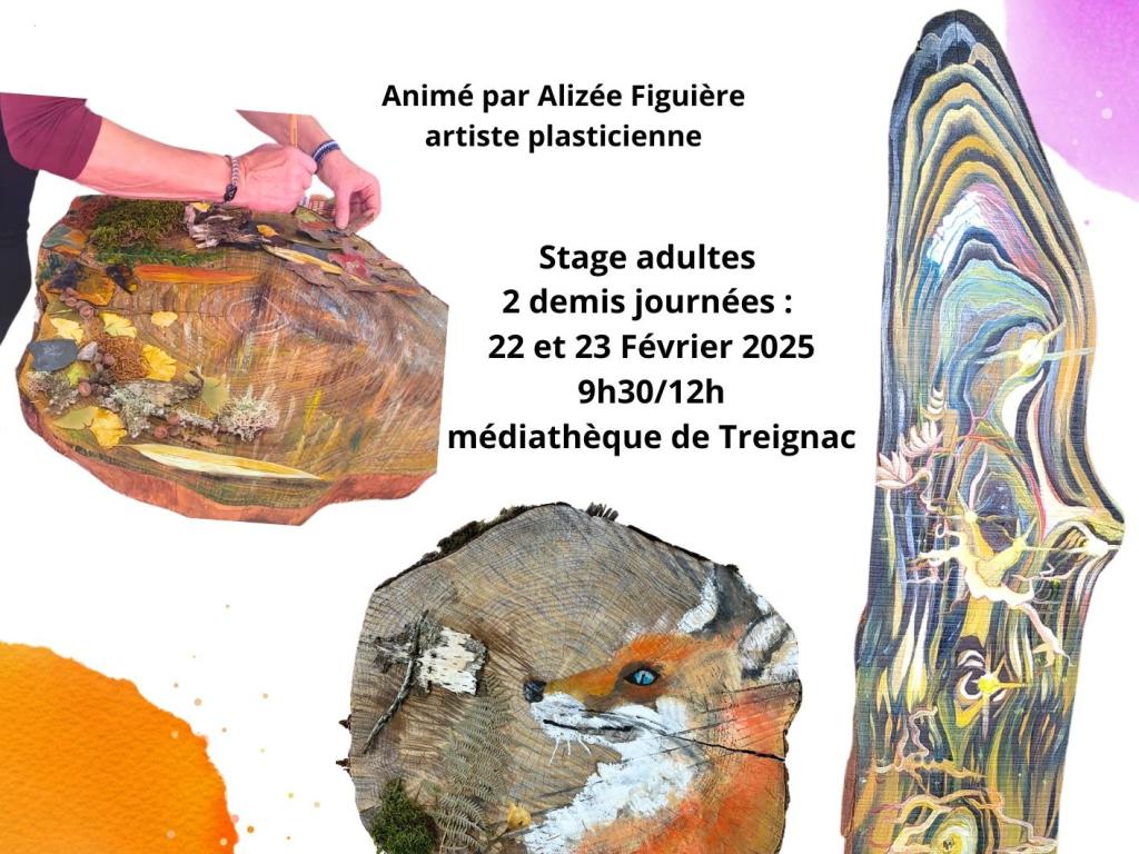 Atelier de peinture intuitive à la Médiathèque