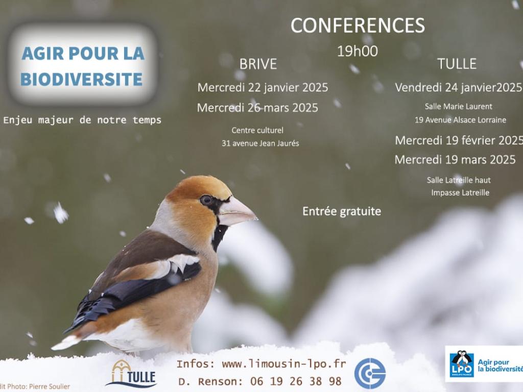 Conférences : Agir pour la biodiversité