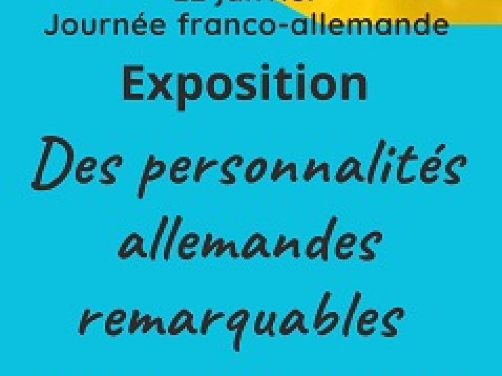 Exposition : Des personnalités allemandes remarquables