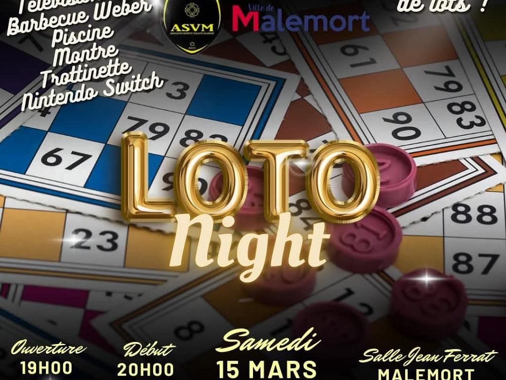 Loto night de l'ASVM