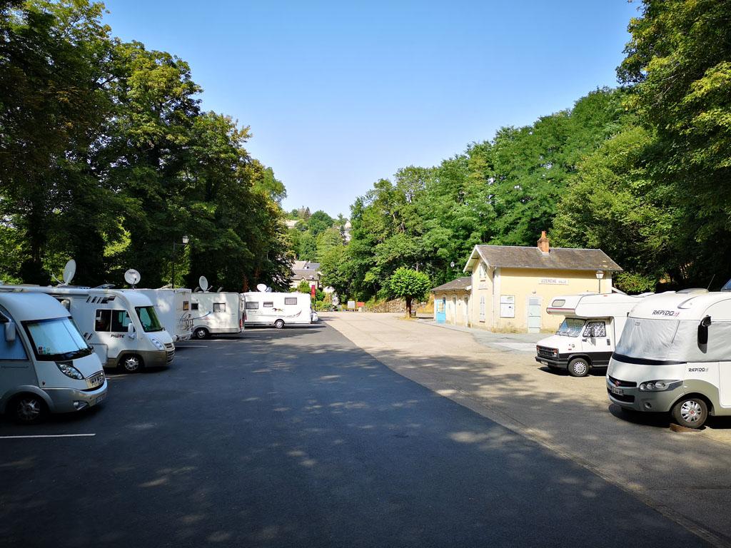 Aire d'accueil de camping-cars d'Uzerche