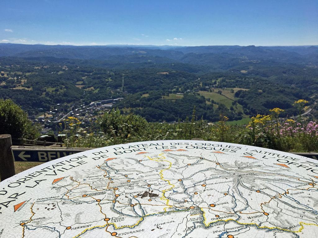 Table d'orientation des Orgues-de-Bort