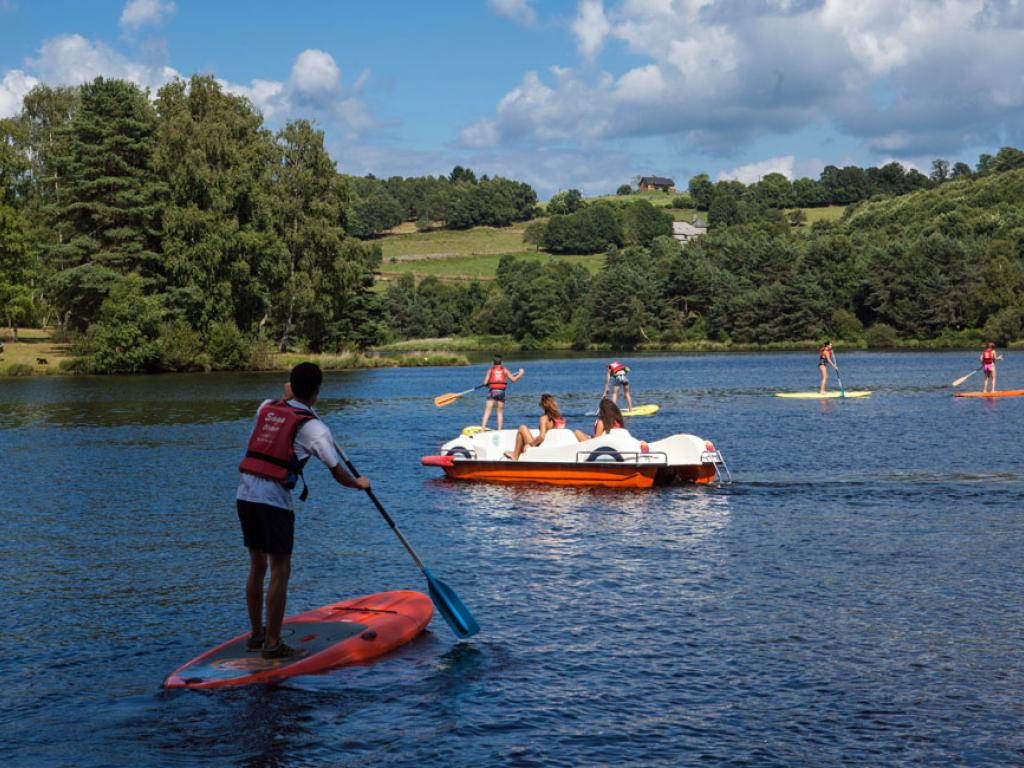 Stand up paddle plan d'eau de Miel