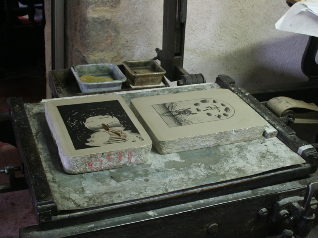 Atelier de lithographie