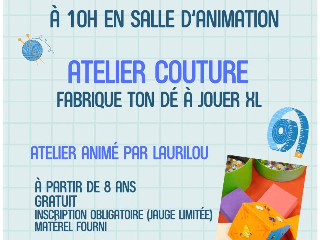 Atelier couture avec laurilou