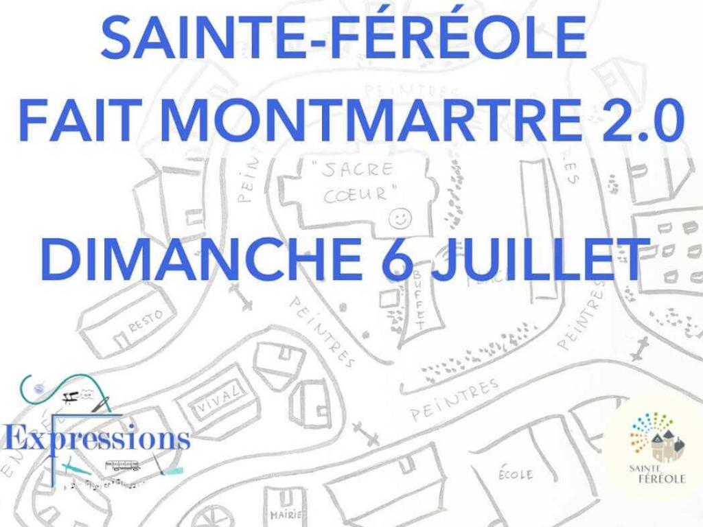 Sainte Féréole fait Montmartre  2.0 :  Evénement artistique pour tout la famille