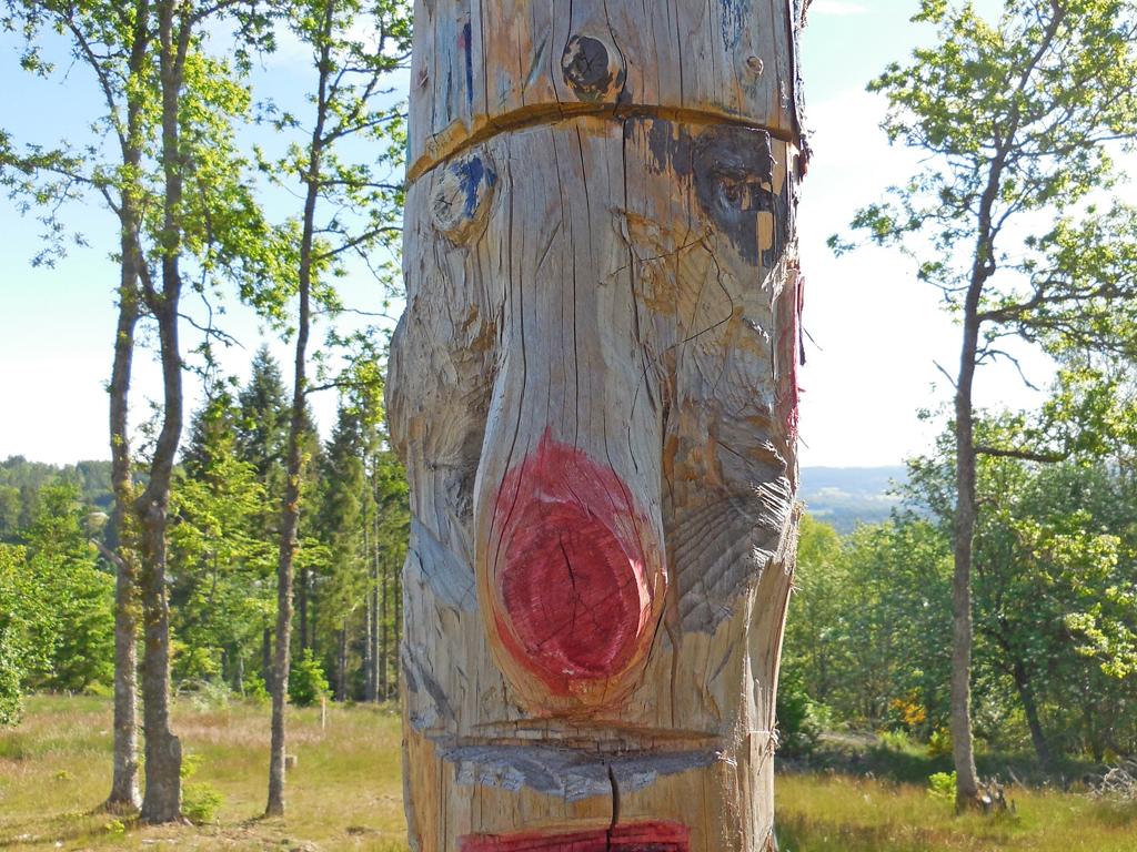 Les arbres redressés