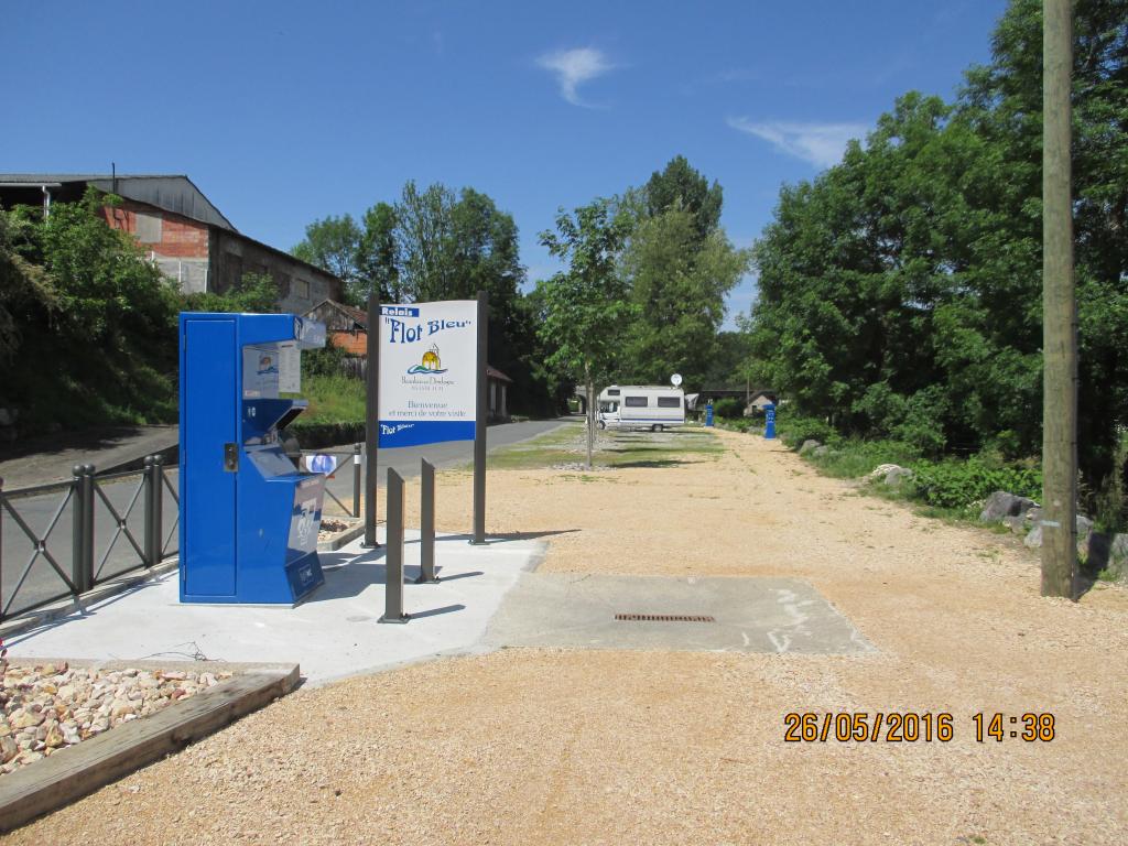 Aire d'accueil de camping-cars Relais Flot Bleu de Beaulieu-sur-Dordogne