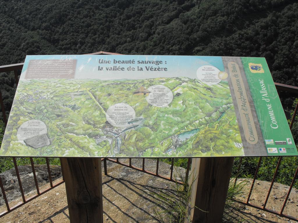Table d'orientation du site de la Roche Table d'orientation du site de la Roche