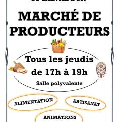 Affiche Marché de Producteurs - St Salvadour