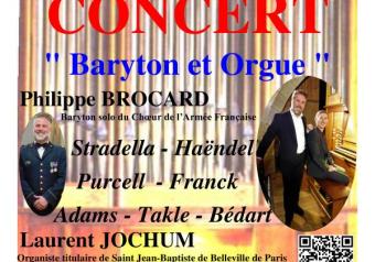 Concert "Baryton et orgue" Le 9 mai 2025