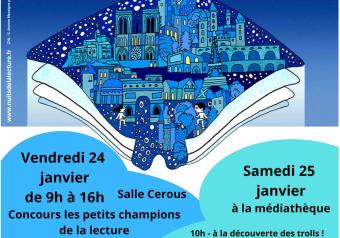 Médiathèque : Nuit de la lecture Du 24 au 25 janv 2025