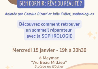 Conférence atelier "Bien dormir : rêve ou réalité?" Le 15 janv 2025