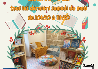 Lecture 3-6 ans à la librairie A la croisée des... Du 28/12/2024 au 29/3/2025