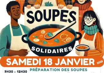 Soupes solidaires Le 18 janv 2025